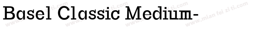 Basel Classic Medium字体转换